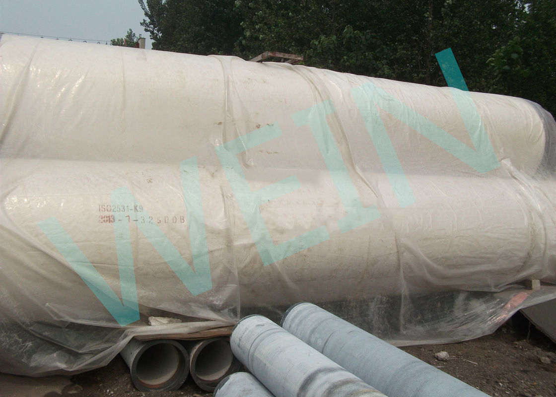 Alta precisión que levanta el material DN600 - DN1200 ISO2531 EN545 de las lanas de roca del tubo proveedor